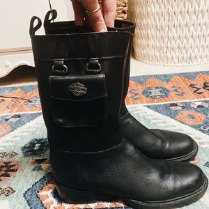 Vintage Harley Riding Boots